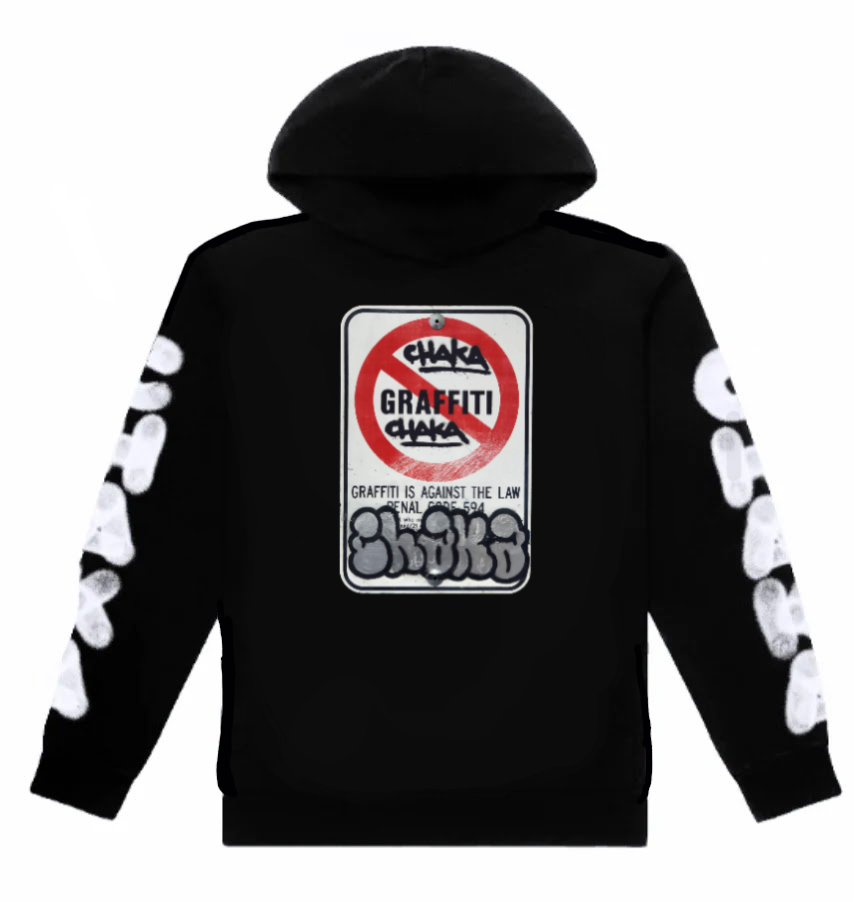 Chaka Graffiti Sign Hoodie